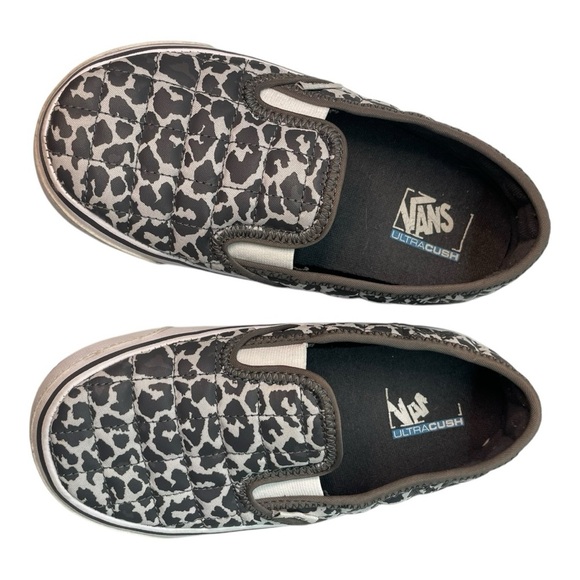 Vans Slip- er 2 Slip-on Comfort Shoes "Snow Leopard" Size Youth 3 - Picture 9 of 15